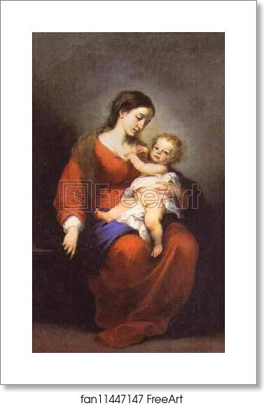 Free art print of Virgin and Child by Bartolomé Esteban Murillo Free art print of Virgin and Child by Bartolomé Esteban Murillo