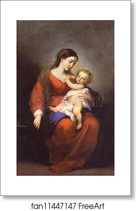 Free art print of Virgin and Child by Bartolomé Esteban Murillo