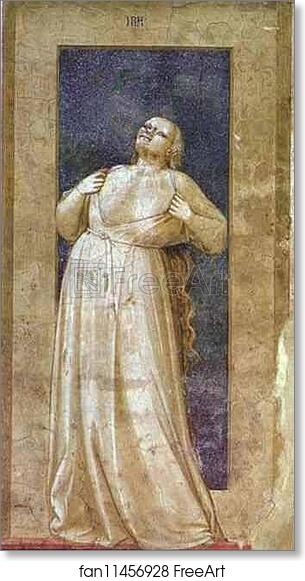 Free art print of Anger by Giotto