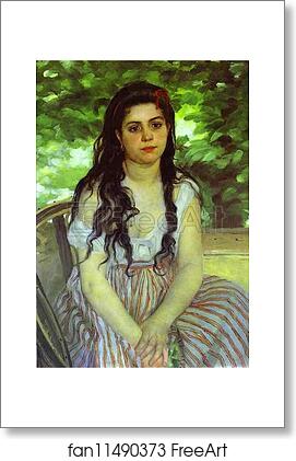 Free art print of In the Summer by Pierre-Auguste Renoir