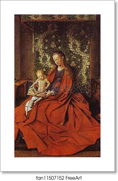 Free art print of Madonna from the Inn's Hall by Jan Van Eyck Free art print of Madonna from the Inn's Hall by Jan Van Eyck