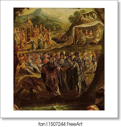 Free art print of The Worship of the Golden Calf. Detail by Jacopo Robusti, Called Tintoretto Free art print of The Worship of the Golden Calf. Detail by Jacopo Robusti, Called Tintoretto