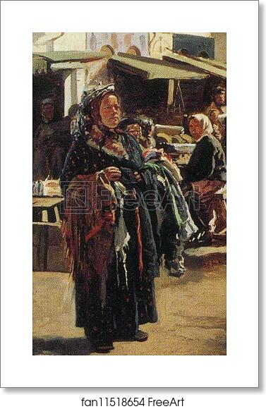 Free art print of Midday. Study for the painting "Flea market in Moscow". Detail by Vladimir Makovsky Free art print of Midday. Study for the painting "Flea market in Moscow". Detail by Vladimir Makovsky