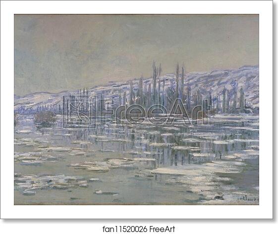 Free art print of The Break-up of the Ice by Claude Monet Free art print of The Break-up of the Ice by Claude Monet