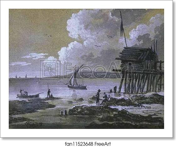 Free art print of Seascape. At Night by Alexander Orlowski Free art print of Seascape. At Night by Alexander Orlowski