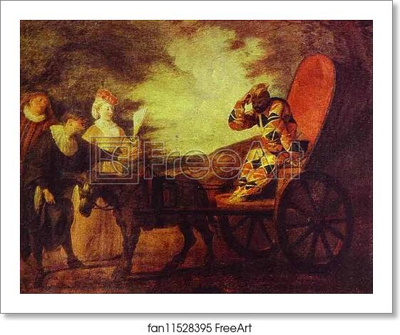 Free art print of Arlecchino Emperor in the Moon by Jean-Antoine Watteau Free art print of Arlecchino Emperor in the Moon by Jean-Antoine Watteau