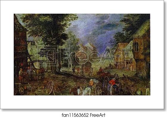 Free art print of Landscape by Jan Brueghel The Elder Free art print of Landscape by Jan Brueghel The Elder
