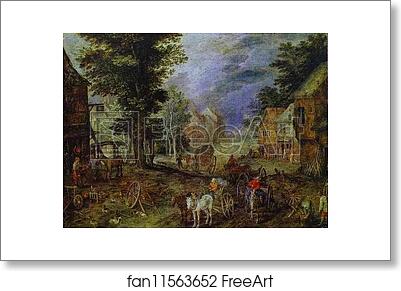 Free art print of Landscape by Jan Brueghel The Elder