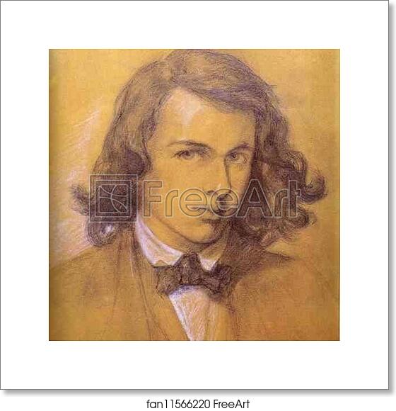 Free art print of Self-Portrait by Dante Gabriel Rossetti Free art print of Self-Portrait by Dante Gabriel Rossetti