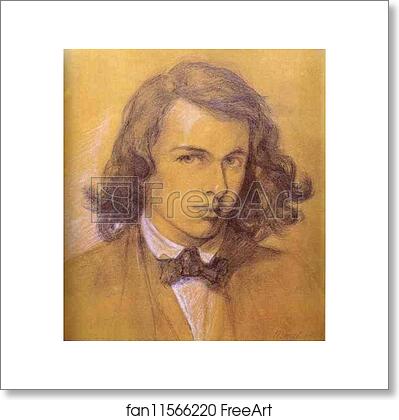 Free art print of Self-Portrait by Dante Gabriel Rossetti