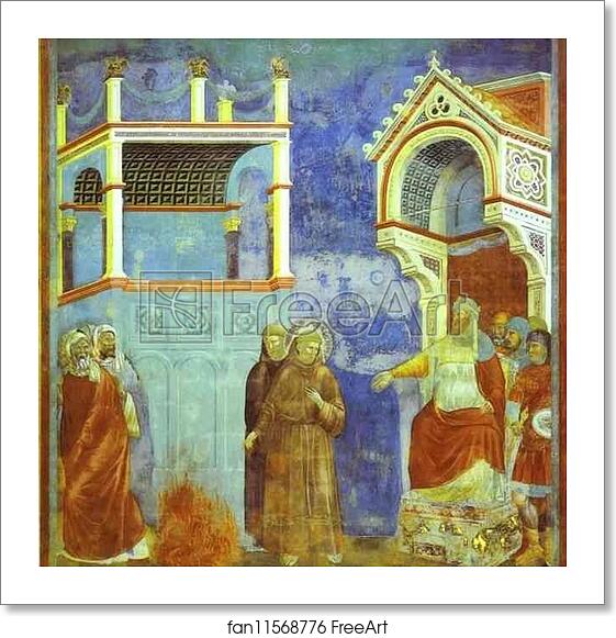 Free art print of St. Francis before Sultan by Giotto Free art print of St. Francis before Sultan by Giotto