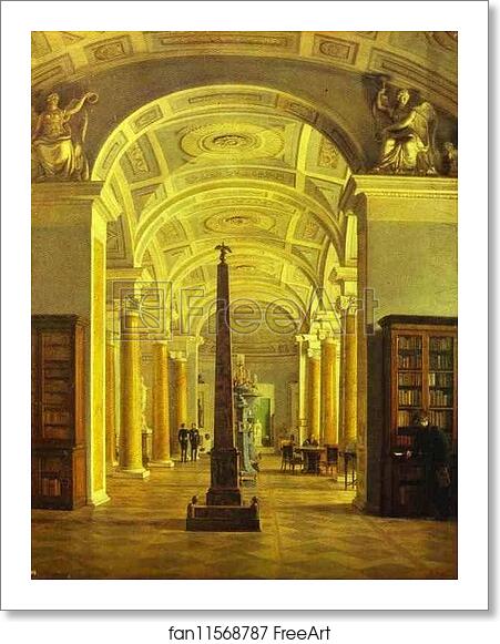 Free art print of View on the Hermitage Library by Alexey Tyranov
