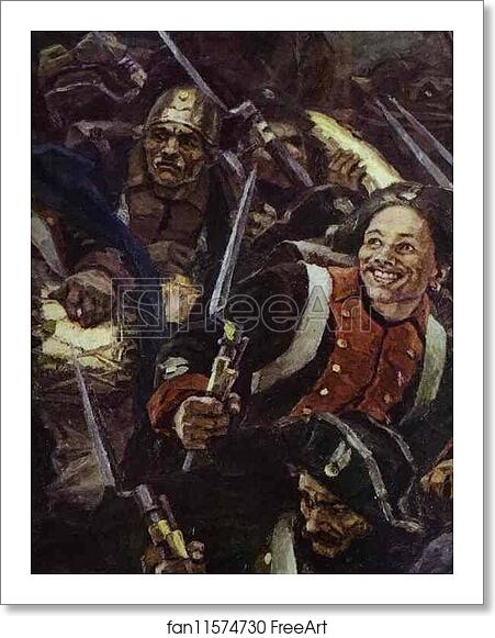 Free art print of Russian Troops under Suvorov Crossing the Alps. Detail by Vasily Surikov Free art print of Russian Troops under Suvorov Crossing the Alps. Detail by Vasily Surikov