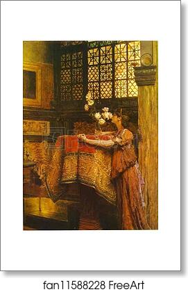 Free art print of In My Studio by Sir Lawrence Alma-Tadema