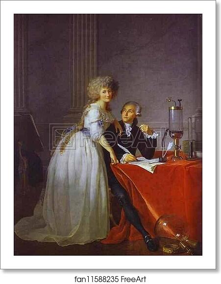 Free art print of Portrait of Antoine-Laurent and Marie-Anne Lavoisier by Jacques-Louis David Free art print of Portrait of Antoine-Laurent and Marie-Anne Lavoisier by Jacques-Louis David