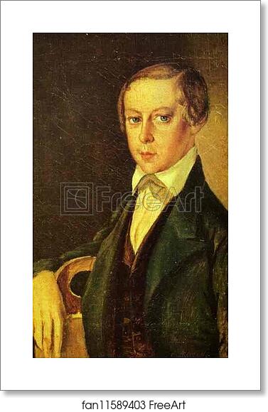 Free art print of Portrait of A. I. Pozdeyev by Grigoriy Soroka Free art print of Portrait of A. I. Pozdeyev by Grigoriy Soroka
