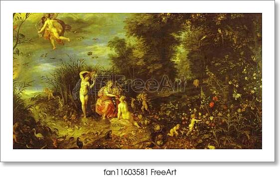 Free art print of The Four Elements by Jan Brueghel The Elder Free art print of The Four Elements by Jan Brueghel The Elder