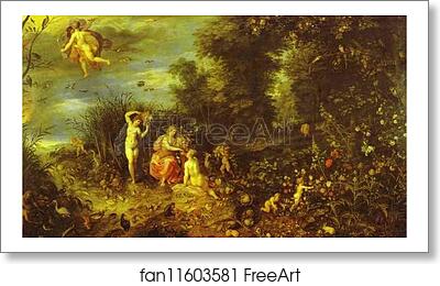Free art print of The Four Elements by Jan Brueghel The Elder Free art print of The Four Elements by Jan Brueghel The Elder