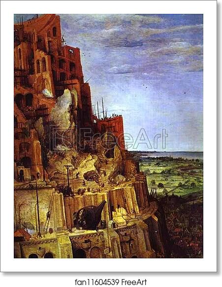 Free art print of The Tower of Babel. Detail by Pieter Bruegel The Elder Free art print of The Tower of Babel. Detail by Pieter Bruegel The Elder
