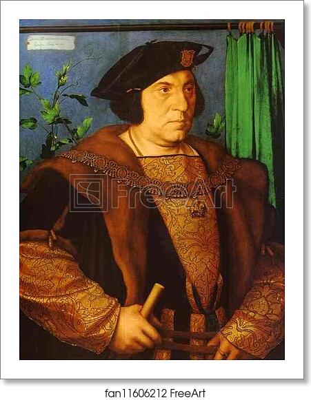 Free art print of Portrait of Sir Henry Guildford by Hans Holbein The Younger