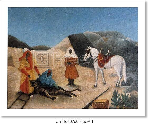 Free art print of Tiger Hunt by Henri Rousseau Free art print of Tiger Hunt by Henri Rousseau