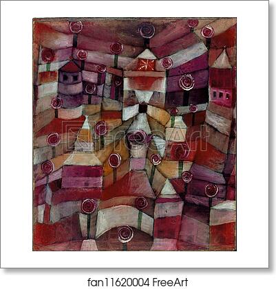 Free art print of Rose Garden by Paul Klee Free art print of Rose Garden by Paul Klee