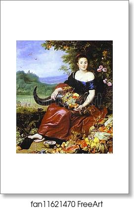Free art print of Allegory of Earth by Cornelis De Vos
