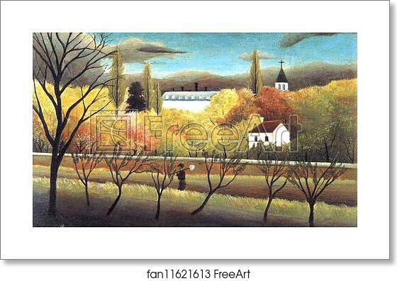 Free art print of The Orchard by Henri Rousseau Free art print of The Orchard by Henri Rousseau