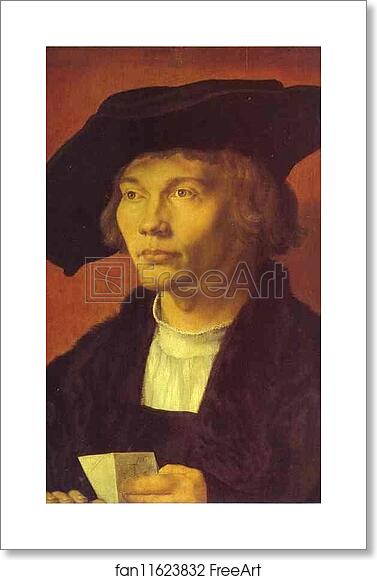Free art print of Portrait of Bernard von Reesen by Albrecht Dürer Free art print of Portrait of Bernard von Reesen by Albrecht Dürer