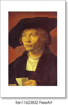 Free art print of Portrait of Bernard von Reesen by Albrecht Dürer