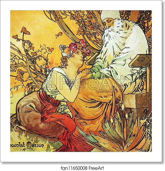 Free art print of Chocolat Masson Vieillesse/Old Age by Alphonse Mucha Free art print of Chocolat Masson Vieillesse/Old Age by Alphonse Mucha