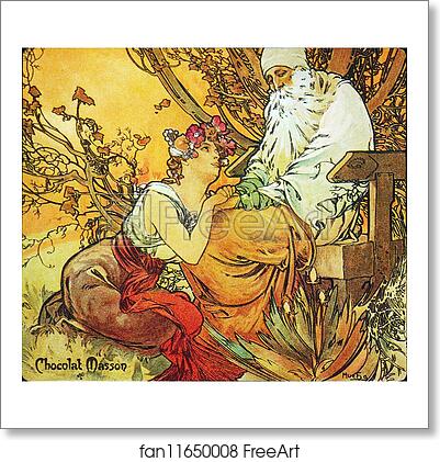 Free art print of Chocolat Masson Vieillesse/Old Age by Alphonse Mucha Free art print of Chocolat Masson Vieillesse/Old Age by Alphonse Mucha
