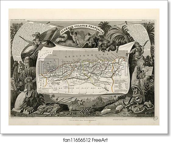 Free art print of Algérie, colonie française (région du sud) by Victor Jules Levasseur Free art print of Algérie, colonie française (région du sud) by Victor Jules Levasseur