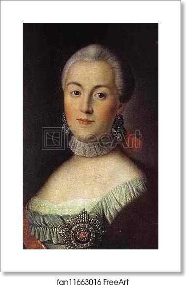 Free art print of Portrait of Grand Duchess Catherine Alekseevna, Future Empress Catherine II the Great by Aleksey Antropov Free art print of Portrait of Grand Duchess Catherine Alekseevna, Future Empress Catherine II the Great by Aleksey Antropov