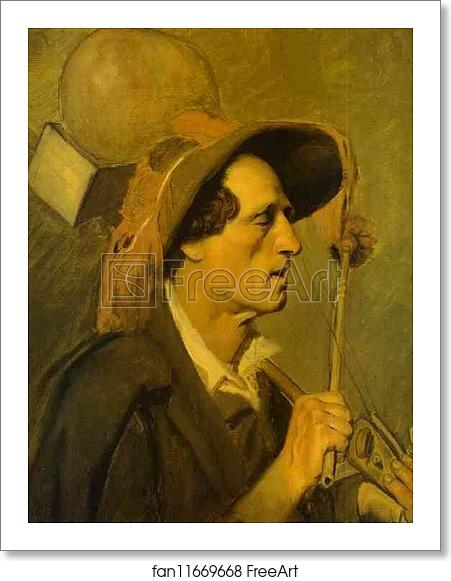 Free art print of Blind Musician. Study by Vasily Perov Free art print of Blind Musician. Study by Vasily Perov