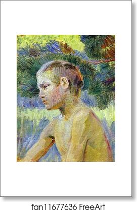 Free art print of Boy Seated by Victor Borisov-Musatov