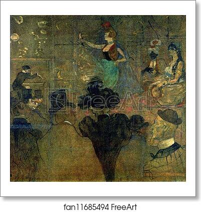 Free art print of Panel for La Goulue's Booth by Henri De Toulouse-Lautrec Free art print of Panel for La Goulue's Booth by Henri De Toulouse-Lautrec