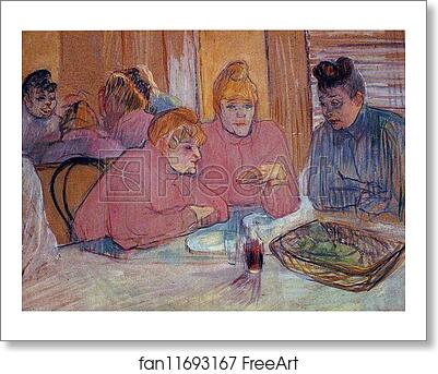Free art print of Prostitutes Around a Dinner Table by Henri De Toulouse-Lautrec Free art print of Prostitutes Around a Dinner Table by Henri De Toulouse-Lautrec