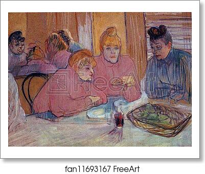 Free art print of Prostitutes Around a Dinner Table by Henri De Toulouse-Lautrec Free art print of Prostitutes Around a Dinner Table by Henri De Toulouse-Lautrec