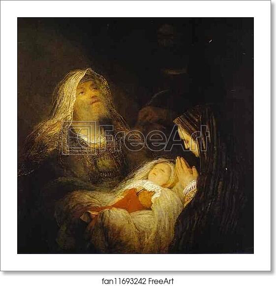 Free art print of Simeon's Song of Praise by Aert De Gelder Free art print of Simeon's Song of Praise by Aert De Gelder