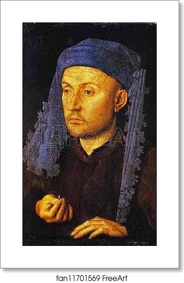 Free art print of Man in a Blue Turban by Jan Van Eyck Free art print of Man in a Blue Turban by Jan Van Eyck