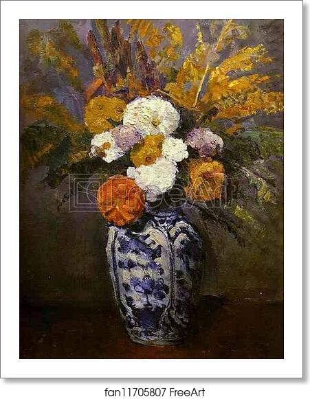 Free art print of Dahlias by Paul Cézanne Free art print of Dahlias by Paul Cézanne
