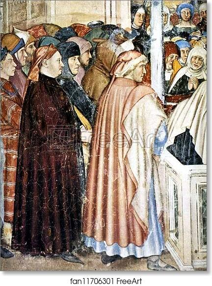 Free art print of The Burial of St Lucy. Detail by Altichiero Da Zevio