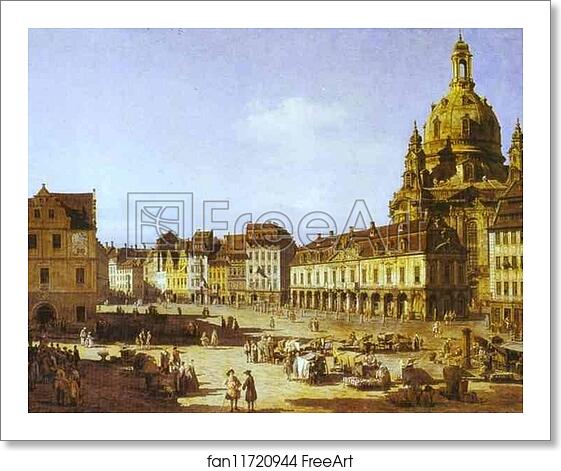 Free art print of New Market Square in Dresden by Bernardo Bellotto Free art print of New Market Square in Dresden by Bernardo Bellotto