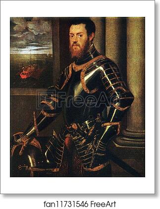 Free art print of Portrait of a Warrior in Golden Coat of Arms by Jacopo Robusti, Called Tintoretto Free art print of Portrait of a Warrior in Golden Coat of Arms by Jacopo Robusti, Called Tintoretto
