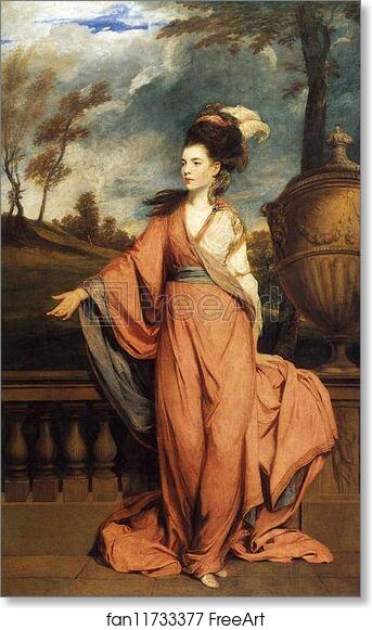Free art print of Jane, Countess of Harrington by Sir Joshua Reynolds