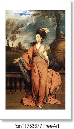 Free art print of Jane, Countess of Harrington by Sir Joshua Reynolds