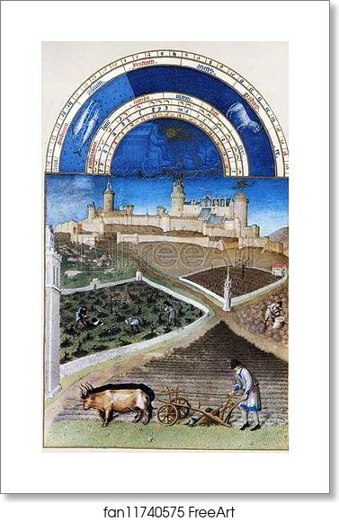 Free art print of Les trÄ�s riches heures du Duc de Berry. March. Château de Lusignan by Limbourg Brothers Free art print of Les trÄ�s riches heures du Duc de Berry. March. Château de Lusignan by Limbourg Brothers