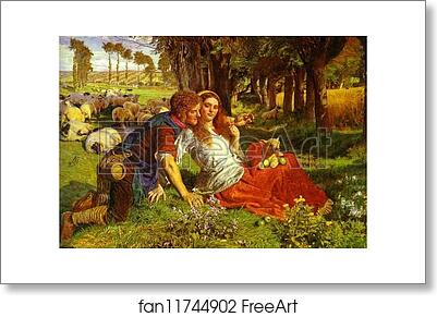 Free art print of The Hireling Shepherd by William Holman Hunt Free art print of The Hireling Shepherd by William Holman Hunt