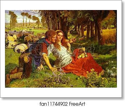 Free art print of The Hireling Shepherd by William Holman Hunt Free art print of The Hireling Shepherd by William Holman Hunt